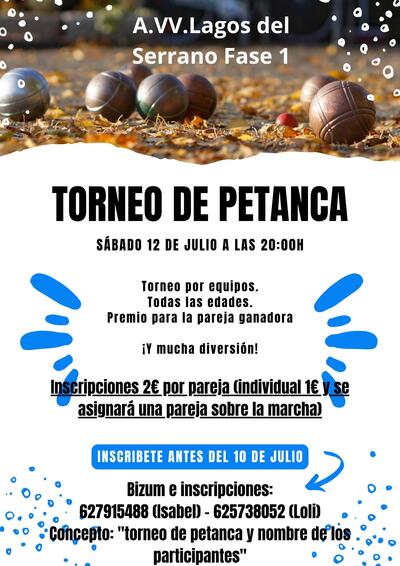 A.VV. Lagos del Serrano 1ra Fase, Actividades