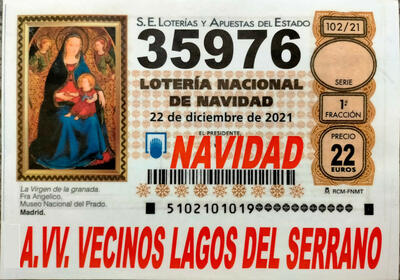A.VV. Lagos del Serrano 1ra Fase, Lotería de Navidad